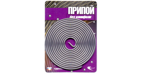 Припой ПОС-61 проволока, спираль ф1,5мм