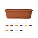 Ящик балконный для цветов Gerber (Гербера) 35x12,5 см с поддоном, DRINA