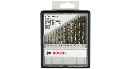 Набор сверл по мет. Robust Line HSS-Co 13шт 1,5-6,5мм