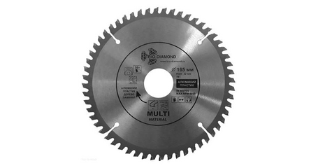 Диск пильный 165х32/30/20 мм 56 зуб. универсальный  Multi Material