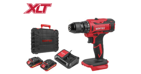 Аккум. дрель-шуруповерт WORTEX BD 1820-1 Li в чем. ALL1 XLT 18 В, 30 Н*м, 2х2 А*ч, БЗП(мет.) 13 мм