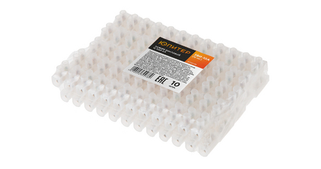 Зажим винтовой ЗВИ-10А 12 пар ПЭ (10 шт) Юпитер