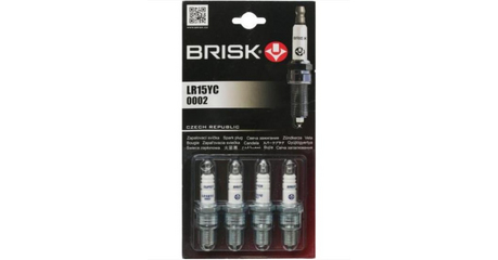 Свеча зажигания BRISK LR15YC в блистере (в одном блистере -4 свечи.)