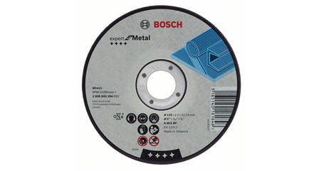Круг отрезной 125х2.5x22.2 мм для металла Expert BOSCH