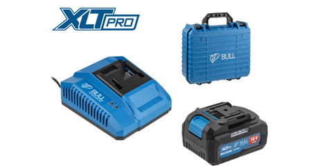 Набор аккумулятор 4 А*ч и зарядное устройство 1х4 А BULL XLTpro в чем. SET