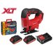 Аккум. лобзик WORTEX CJS 6529 в чем. ALL1 XLT SET 18 В, 0-2900 об/мин, 65 мм, 2х2 А*ч