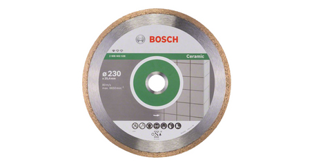 Алмазный круг 230х25.4 мм по керамике сплошн. Standard for Ceramic BOSCH
