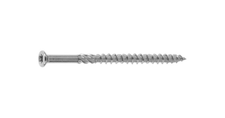 Саморез для террасной доски 5.0х80 мм, нерж. сталь (Aisi 410), TORX25 (50 шт в пласт. конт.) STARFIX