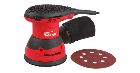 Эксцентриковая шлифмашина WORTEX RS 1235 E в кор. 320 Вт, 125 мм, 6000 - 13000 об/мин