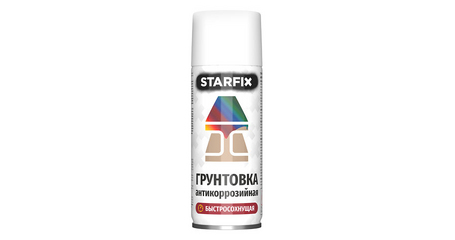 Грунтовка антикоррозийная белый STARFIX 520мл (9003)