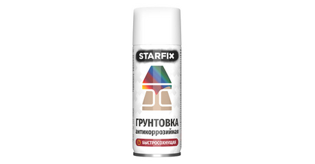 Грунтовка антикоррозийная белый STARFIX 520мл (9003)