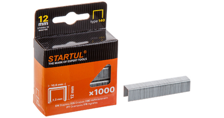Скобы  12мм тип 140 (1000шт) STARTUL MASTER (ST4554-12)
