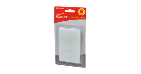 Клеевые стержни WORTEX (универс., 11.2х100 мм, 6 шт в блистере)