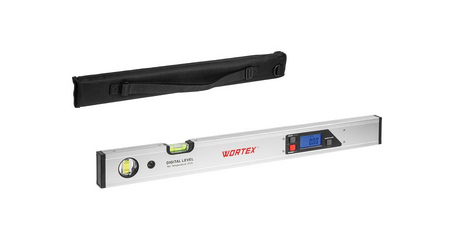 Уровень электронный WORTEX DL 6000 в кор. 4х90, погр.(0,90): 0,05,остальн.: 0,2, 600 мм
