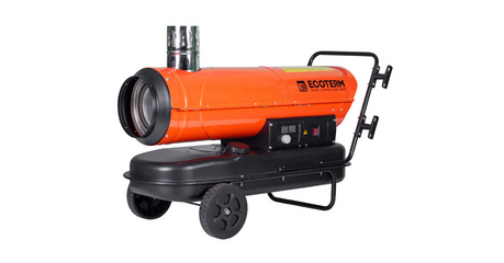 Нагреватель воздуха диз. Ecoterm DHI-30W непрям., 30 кВт, 2 колеса