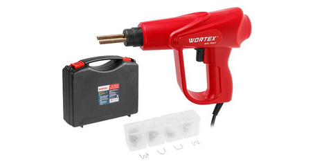 Пистолет для пайки пластика WORTEX WG 7001 в чем. 70 Вт, 300 С, 500 г