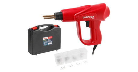 Пистолет для пайки пластика WORTEX WG 7001 в чем. 70 Вт, 300 С, 500 г