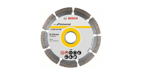 Алмазный круг 125х22 мм универс. сегмент. ECO UNIVERSAL BOSCH