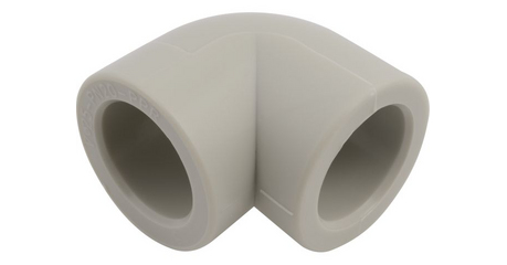 Колено ПП 32х90 сер. FV Plast