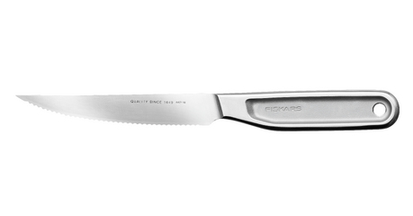 Нож для томатов 12 см цельнометаллический All Steel Fiskars