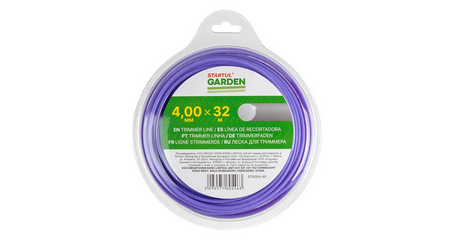 Леска ф 4.0 мм х 32 м кругл. сеч. STARTUL GARDEN