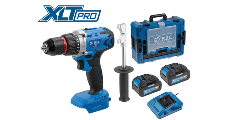 Аккум. дрель-шуруповерт BULL SR 1802 Xcase, XLTpro, БЕСЩЕТ., 18 В, 80 Н*м, 2*4 А*ч, БЗП 13 мм