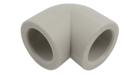 Колено ПП 20х90 сер. FV Plast