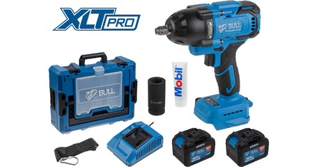Аккум. ударный гайковерт BULL SC 1807 Xcase, XLTpro, БЕСЩЕТ., 18 В, 750 Н*м, 1/2