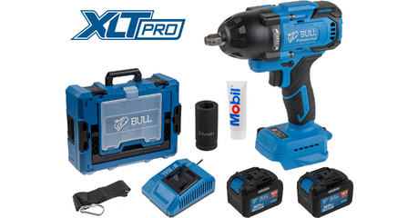 Аккум. ударный гайковерт BULL SC 1807 Xcase, XLTpro, БЕСЩЕТ., 18 В, 750 Н*м, 1/2