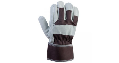 Перчатки спилковые комбинированные, 10/XL, серый/коричневый, Jeta Safety
