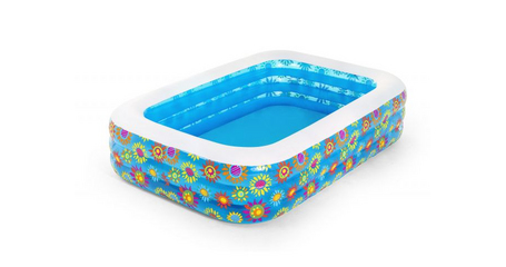 Надувной детский бассейн Happy Flora, 229х152x56 см, BESTWAY