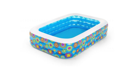 Надувной детский бассейн Happy Flora, 229х152x56 см, BESTWAY