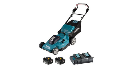 Газонокосилка аккумуляторная MAKITA LXT DLM538CT2
