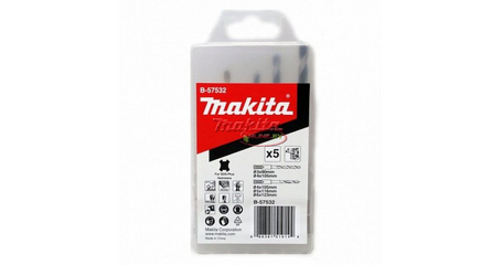 Набор сверл по металлу HSS-TiN, 5 шт. MAKITA