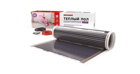 Пленочный теплый пол RXM 220  8 м2 / 0,5 х 16 м/ 1760 Вт  REXANT
