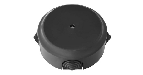 Коробка монтажная КМ-447 черная, Ретро, BYLECTRICA
