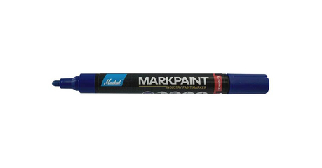 Маркер промышл. перманентный на основе жидк. краски MARKAL MARKPAINT СИНИЙ