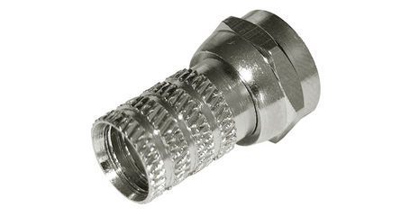 F-разъем RG-6, L=19 мм, медь REXANT