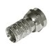 F-разъем RG-6, L=19 мм, медь REXANT