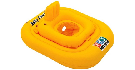 Надувной круг для плавания с сиденьем Pool School Deluxe, 79х79 см, INTEX