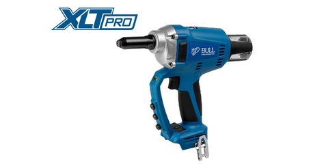 Аккум. заклепочный пистолет BULL CRG 1018 в кор. XLTpro SOLO, БЕСЩЕТ., 25 мм, 10000 Н