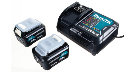 Аккумулятор BL1041B 4.0 Ah (2 шт) + зарядное DC10SB MAKITA в кейсе