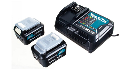 Аккумулятор BL1041B 4.0 Ah (2 шт) + зарядное DC10SB MAKITA в кейсе