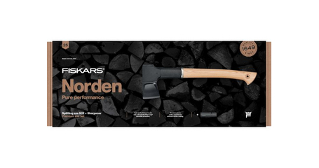 Топор-колун Norden N12 FISKARS+точилка (комплект)