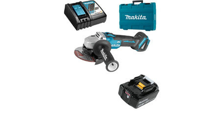 Аккум. углошлифмашина MAKITA LXT DGA 504 RT в чем.