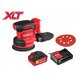Аккум. эксцентриковая шлифмашина WORTEX COS 1218-1 E в кор. ALL1 XLT SET 18В, 125 мм, 6000-13000