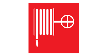 Наклейка знак пожарной безопасности 