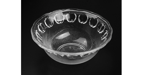 Салатник стеклянный, круглый, 170 мм, Яблоки, PERFECTO LINEA