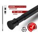 Карниз раздвижной алюминиевый 2,0 м, черный, PERFECTO LINEA