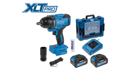 Аккум. ударный гайковерт BULL SC 1807 Xcase, XLTpro, БЕСЩЕТ., 18 В, 750 Н*м, 1/2